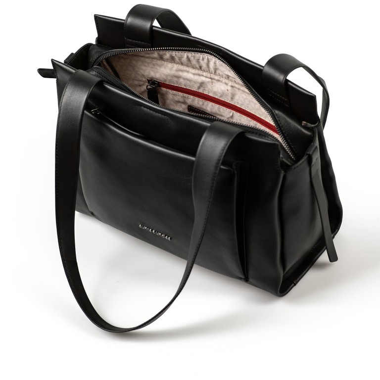 Shopper Bohemian Vibes Dawn Jet Black, Farbe: schwarz, Marke: Aunts & Uncles, EAN: 4255717215261, Abmessungen in cm: 32x24x14, Bild 5 von 11