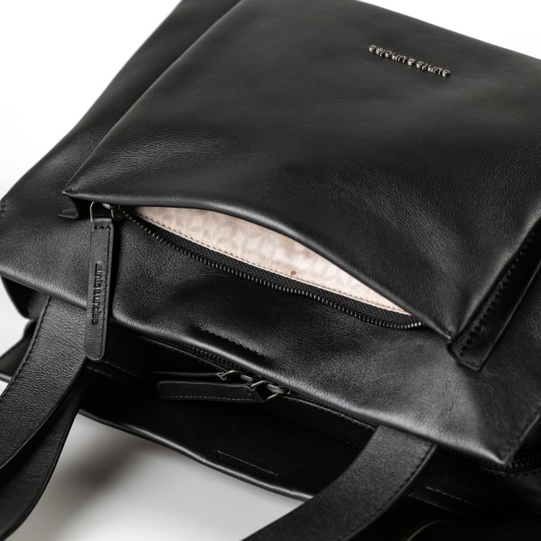 Shopper Bohemian Vibes Dawn Jet Black, Farbe: schwarz, Marke: Aunts & Uncles, EAN: 4255717215261, Abmessungen in cm: 32x24x14, Bild 8 von 11