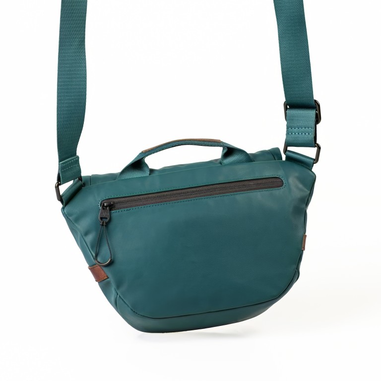 Umhängetasche Japan Kazo Transformative Teal, Farbe: blau/petrol, Marke: Aunts & Uncles, EAN: 4255717218705, Abmessungen in cm: 29x18x7, Bild 3 von 6