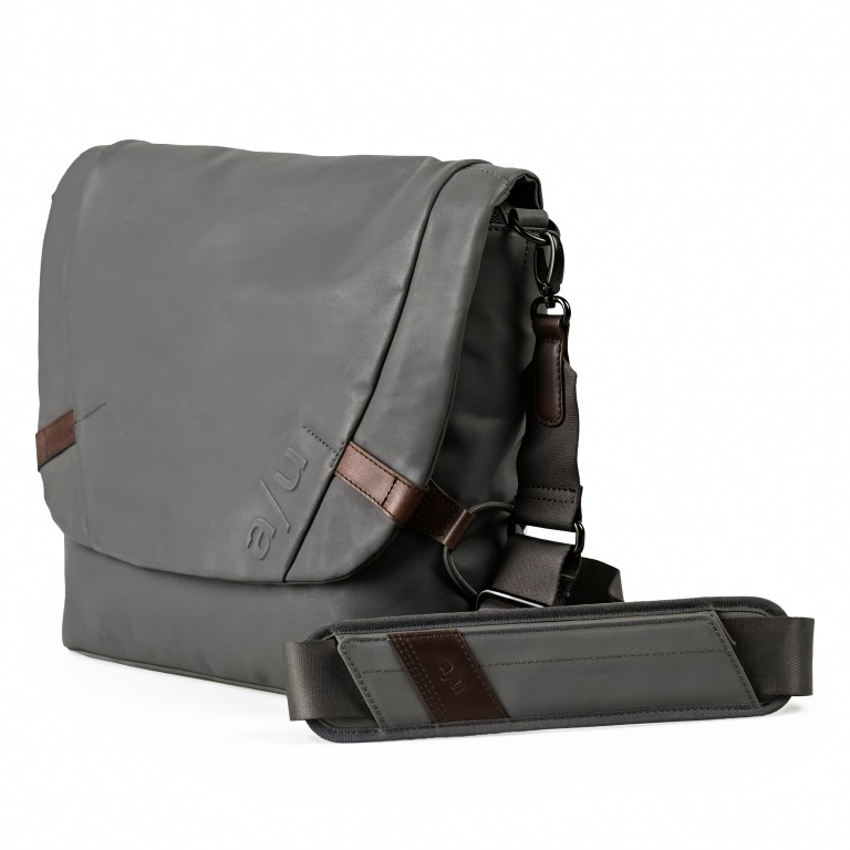 Kuriertasche Japan Matsumoto Pewter, Farbe: grau, Marke: Aunts & Uncles, EAN: 4255717218286, Abmessungen in cm: 36x25x8.5, Bild 2 von 7