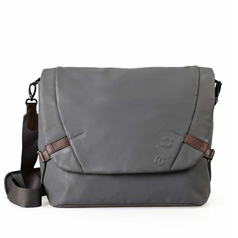 Kuriertasche Japan Matsumoto Pewter, Farbe: grau, Marke: Aunts & Uncles, EAN: 4255717218286, Abmessungen in cm: 36x25x8.5, Bild 1 von 7