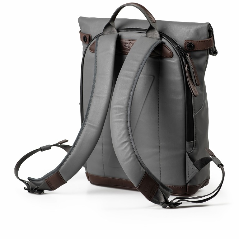 Rucksack Japan Wakayama mit Laptopfach 13 Zoll Pewter, Farbe: grau, Marke: Aunts & Uncles, EAN: 4255717218569, Abmessungen in cm: 26x39x10, Bild 3 von 11
