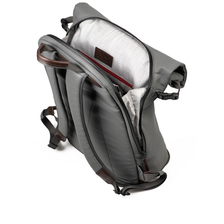 Rucksack Japan Fukui Pewter, Farbe: grau, Marke: Aunts & Uncles, EAN: 4255717218200, Abmessungen in cm: 27x42x12, Bild 9 von 11