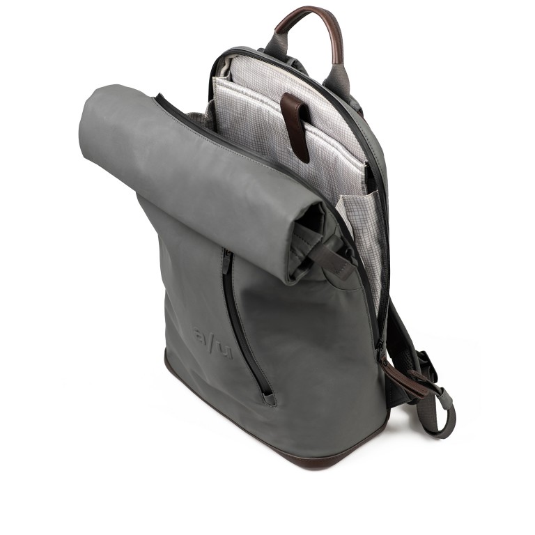 Rucksack Japan Fukui Pewter, Farbe: grau, Marke: Aunts & Uncles, EAN: 4255717218200, Abmessungen in cm: 27x42x12, Bild 8 von 11