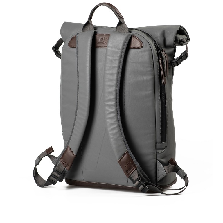 Rucksack Japan Fukui Pewter, Farbe: grau, Marke: Aunts & Uncles, EAN: 4255717218200, Abmessungen in cm: 27x42x12, Bild 3 von 11