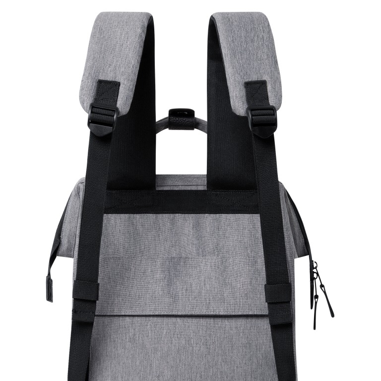 Rucksack Adventurer Medium Getaria mit zwei auswechselbaren Vortaschen Grau, Farbe: grau, Marke: Cabaia, EAN: 3667022024123, Abmessungen in cm: 27x41x16, Bild 9 von 10