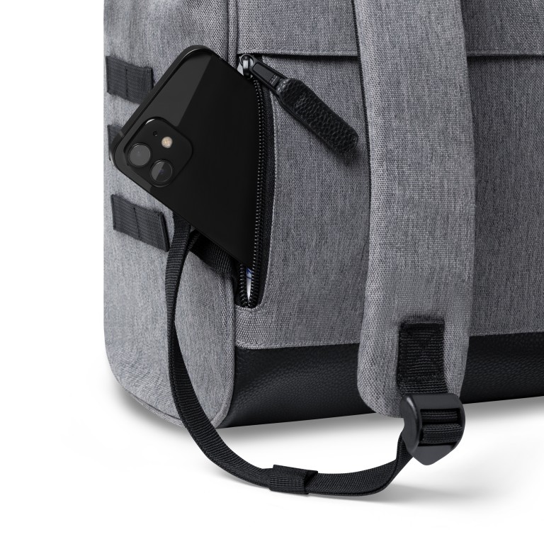 Rucksack Adventurer Medium Getaria mit zwei auswechselbaren Vortaschen Grau, Farbe: grau, Marke: Cabaia, EAN: 3667022024123, Abmessungen in cm: 27x41x16, Bild 10 von 10