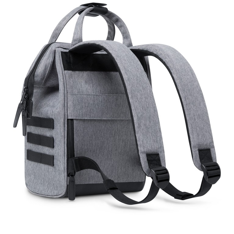 Rucksack Adventurer Small Getaria mit zwei auswechselbaren Vortaschen Grau, Farbe: grau, Marke: Cabaia, EAN: 3667022024277, Abmessungen in cm: 23x32x13, Bild 6 von 9