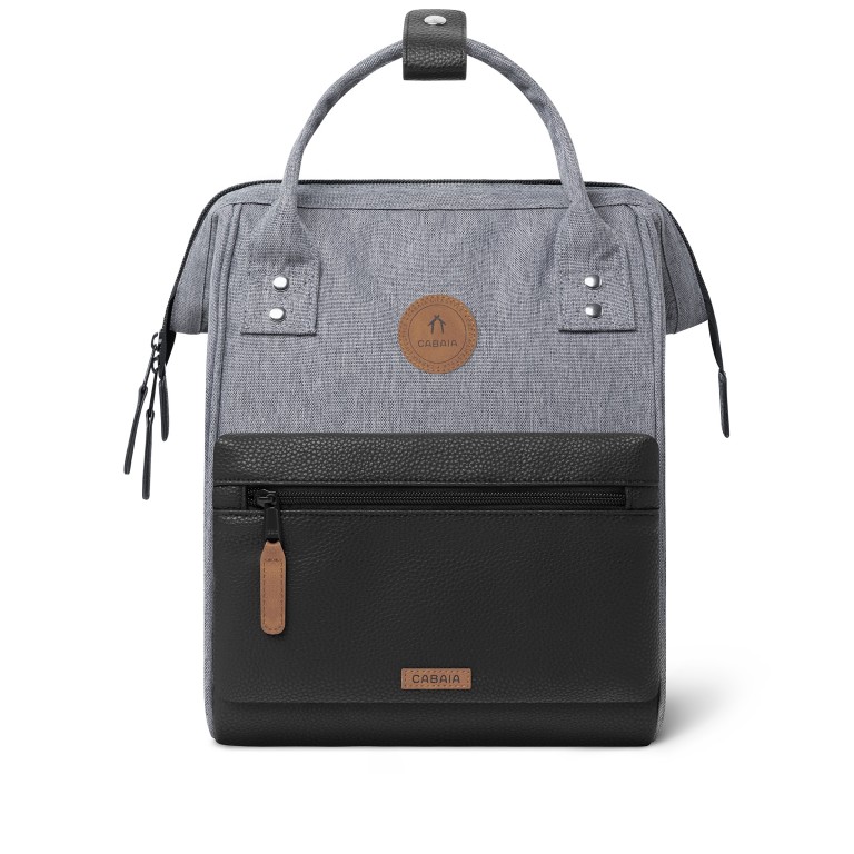 Rucksack Adventurer Small Getaria mit zwei auswechselbaren Vortaschen Grau, Farbe: grau, Marke: Cabaia, EAN: 3667022024277, Abmessungen in cm: 23x32x13, Bild 2 von 9