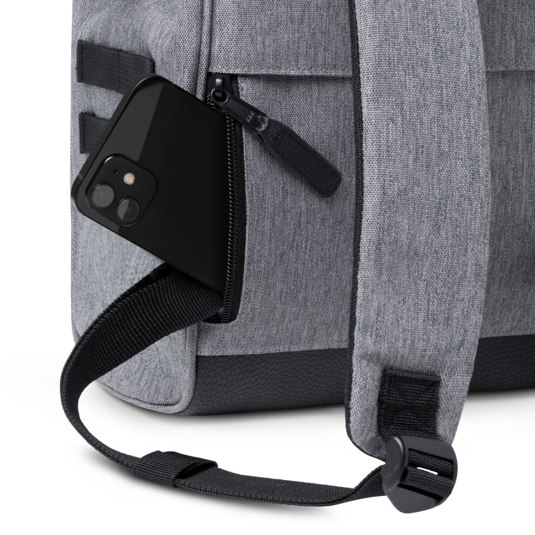 Rucksack Adventurer Small Getaria mit zwei auswechselbaren Vortaschen Grau, Farbe: grau, Marke: Cabaia, EAN: 3667022024277, Abmessungen in cm: 23x32x13, Bild 8 von 9