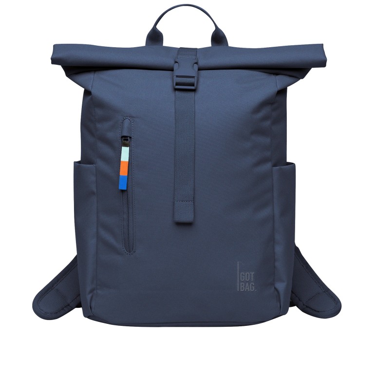 Rucksack Rolltop Easy Small Deep Ocean, Farbe: blau/petrol, Marke: Got Bag, EAN: 4262534670500, Abmessungen in cm: 27x40x13, Bild 1 von 10