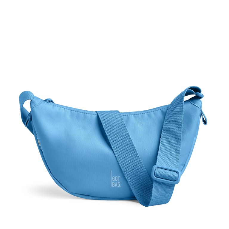 Umhängetasche Moon Bag Small Monochrome Aqua, Farbe: blau/petrol, Marke: Got Bag, EAN: 4262457056863, Abmessungen in cm: 32x18x9, Bild 1 von 6