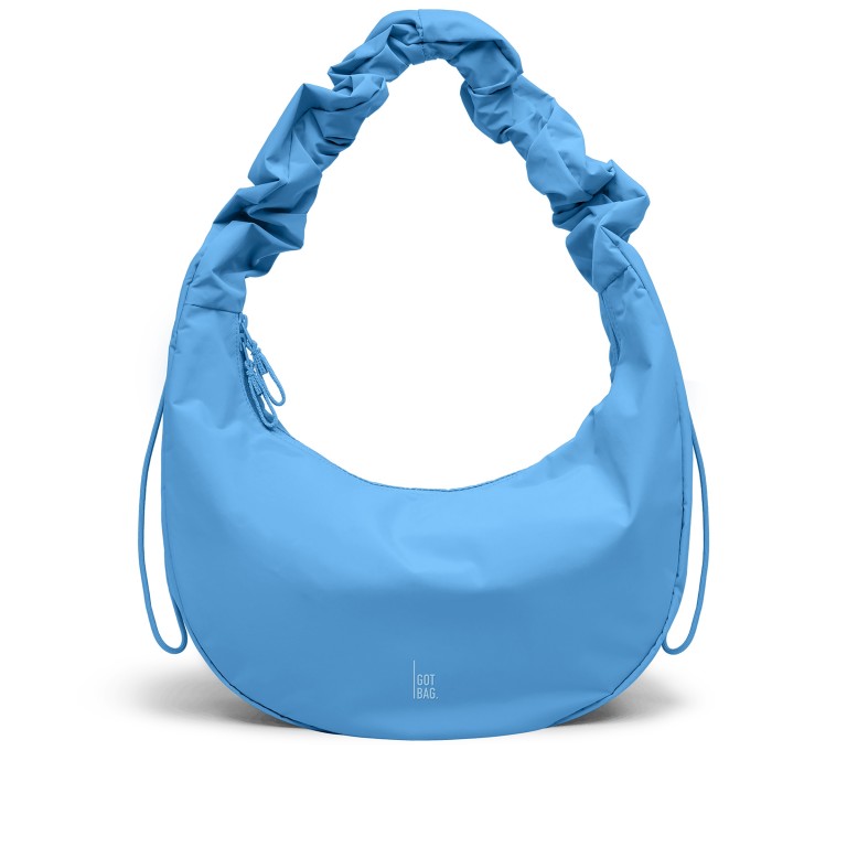 Beuteltasche Moon Bag Ruffle Monochrome Aqua, Farbe: blau/petrol, Marke: Got Bag, EAN: 4262457057020, Abmessungen in cm: 40x22x15.5, Bild 1 von 10