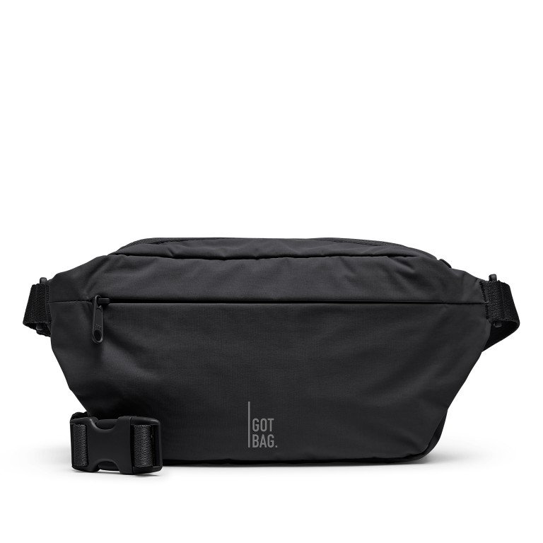 Umhängetasche / Gürteltasche Monochrome Black, Farbe: schwarz, Marke: Got Bag, EAN: 4262457057761, Abmessungen in cm: 28x13.5x7, Bild 1 von 6