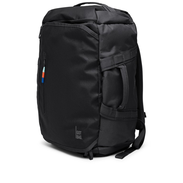 Reisetasche / Rucksack Duffle Pack Black, Farbe: schwarz, Marke: Got Bag, EAN: 4262457057679, Abmessungen in cm: 53x25x33, Bild 4 von 9