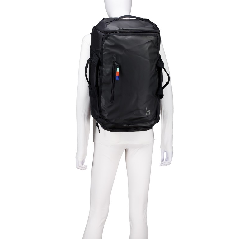 Reisetasche / Rucksack Duffle Pack Black, Farbe: schwarz, Marke: Got Bag, EAN: 4262457057679, Abmessungen in cm: 53x25x33, Bild 9 von 9