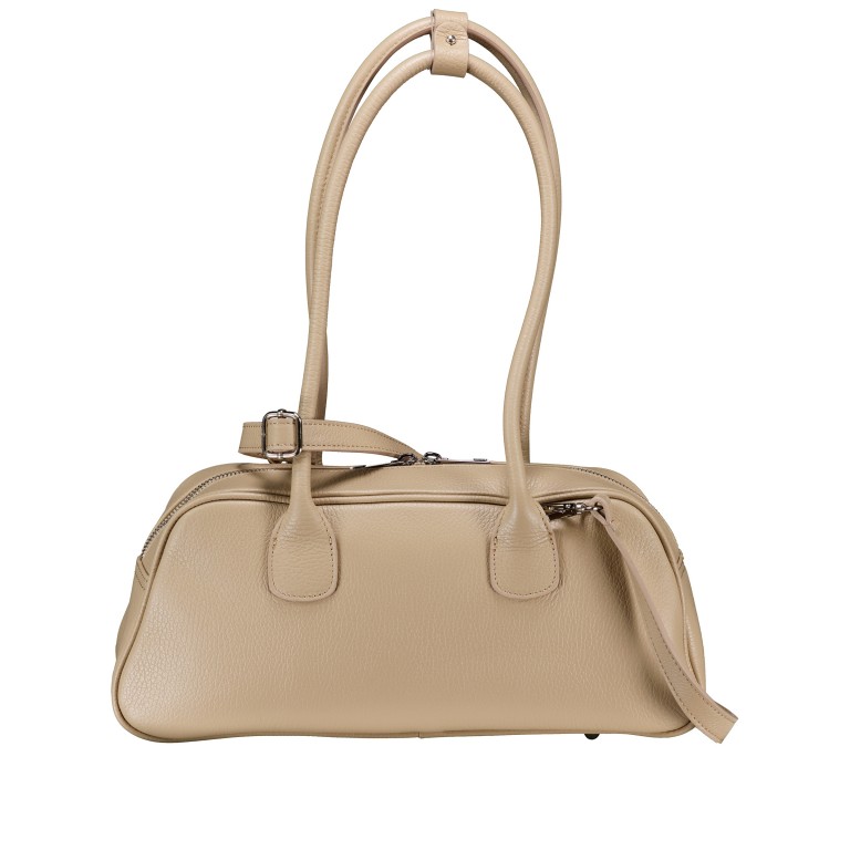 Shopper mit zusätzlichem Schulterriemen Sand, Farbe: beige, Marke: Hausfelder Manufaktur, EAN: 4065646029323, Abmessungen in cm: 35x17x9, Bild 1 von 7