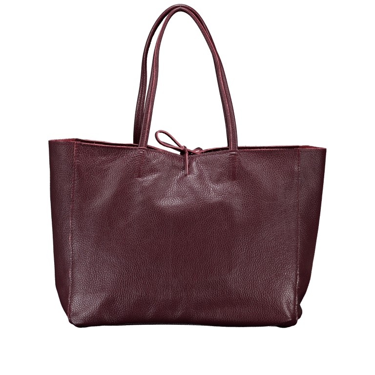 Shopper Dollaro Bordeaux, Farbe: rot/weinrot, Marke: Hausfelder Manufaktur, EAN: 4065646029422, Abmessungen in cm: 38x31.5x12, Bild 1 von 5