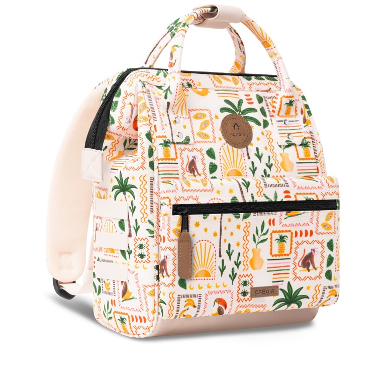 Rucksack Adventurer Small Kotor mit zwei auswechselbaren Vortaschen Beige, Farbe: beige, Marke: Cabaia, EAN: 3667022026042, Abmessungen in cm: 23x32x13, Bild 4 von 10