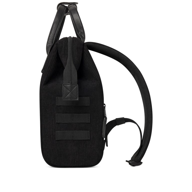 Rucksack Adventurer Small Brighton mit zwei auswechselbaren Vortaschen Schwarz, Farbe: schwarz, Marke: Cabaia, EAN: 3701328319405, Abmessungen in cm: 23x32x13, Bild 5 von 10