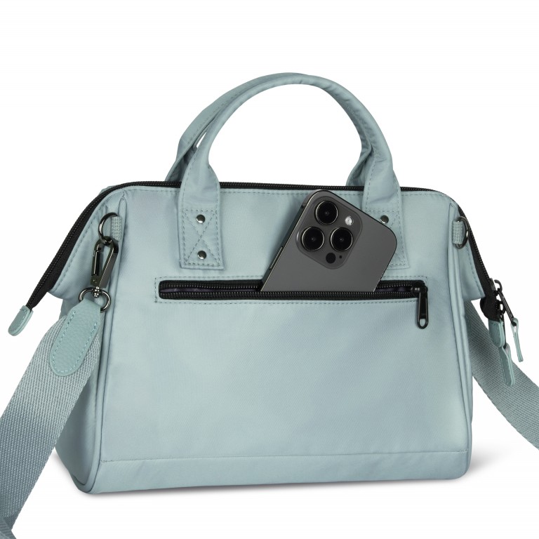Umhängetasche Crossbody M Lecce mit austauschbarer Fronttasche Hellblau, Farbe: blau/petrol, Marke: Cabaia, EAN: 3667022013974, Abmessungen in cm: 26x20x14, Bild 5 von 6