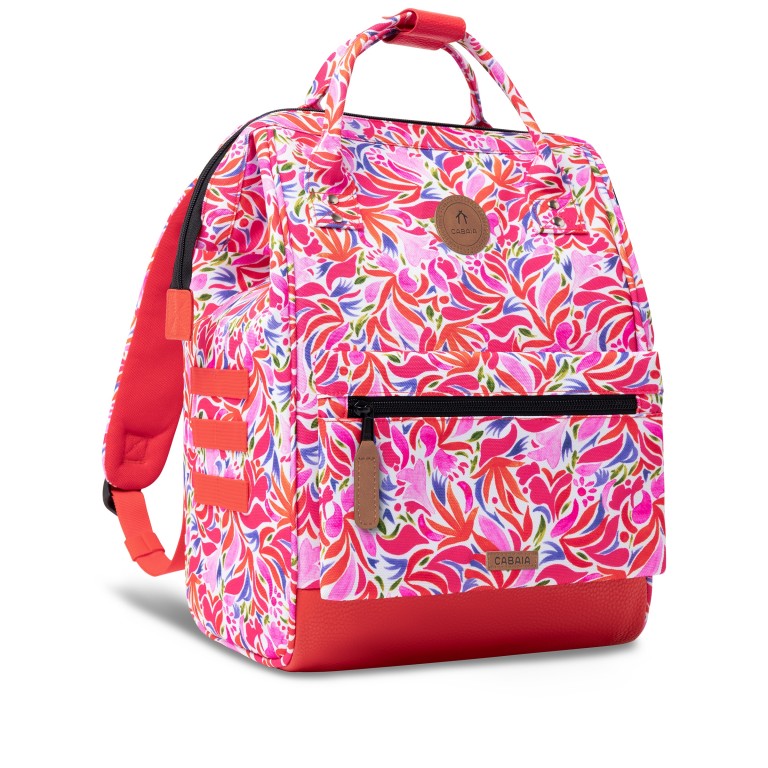 Rucksack Adventurer Medium Santorini Rot, Farbe: rot/weinrot, Marke: Cabaia, EAN: 3667022025380, Abmessungen in cm: 27x41x16, Bild 4 von 11