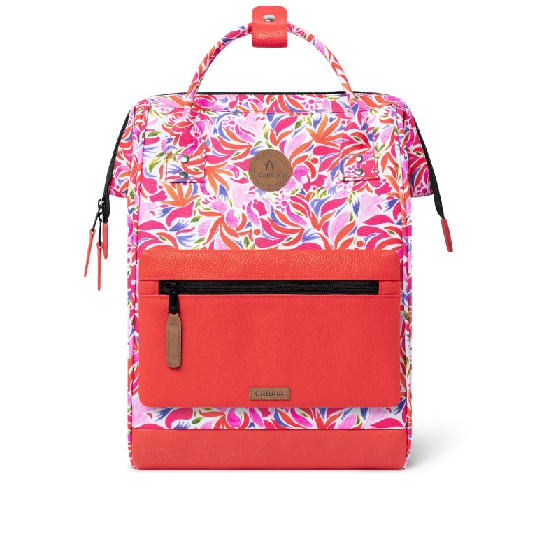 Rucksack Adventurer Medium Santorini Rot, Farbe: rot/weinrot, Marke: Cabaia, EAN: 3667022025380, Abmessungen in cm: 27x41x16, Bild 2 von 11