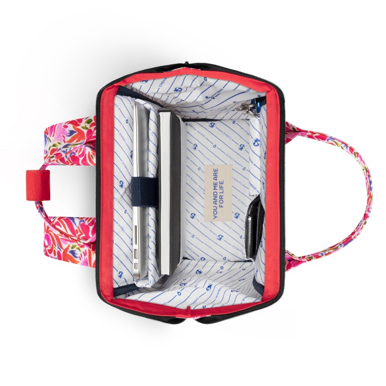 Rucksack Adventurer Medium Santorini Rot, Farbe: rot/weinrot, Marke: Cabaia, EAN: 3667022025380, Abmessungen in cm: 27x41x16, Bild 9 von 11