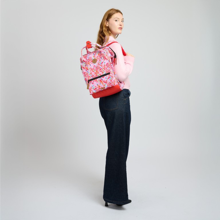 Rucksack Adventurer Medium Santorini Rot, Farbe: rot/weinrot, Marke: Cabaia, EAN: 3667022025380, Abmessungen in cm: 27x41x16, Bild 7 von 11