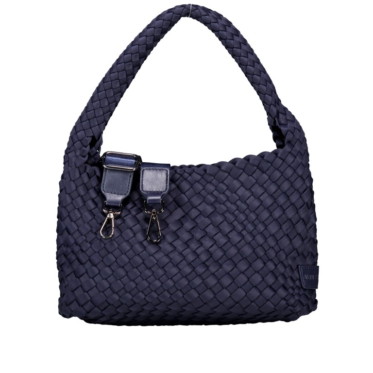 Umhängetasche Ines mit herausnehmbarem Etui Nachtblau, Farbe: blau/petrol, Marke: blingberlin, Abmessungen in cm: 24.5x17x9.5, Bild 2 von 9