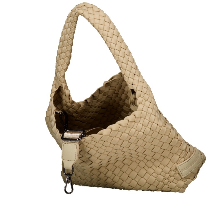 Umhängetasche Ines mit herausnehmbarem Etui Beige, Farbe: beige, Marke: blingberlin, Abmessungen in cm: 24.5x17x9.5, Bild 6 von 9