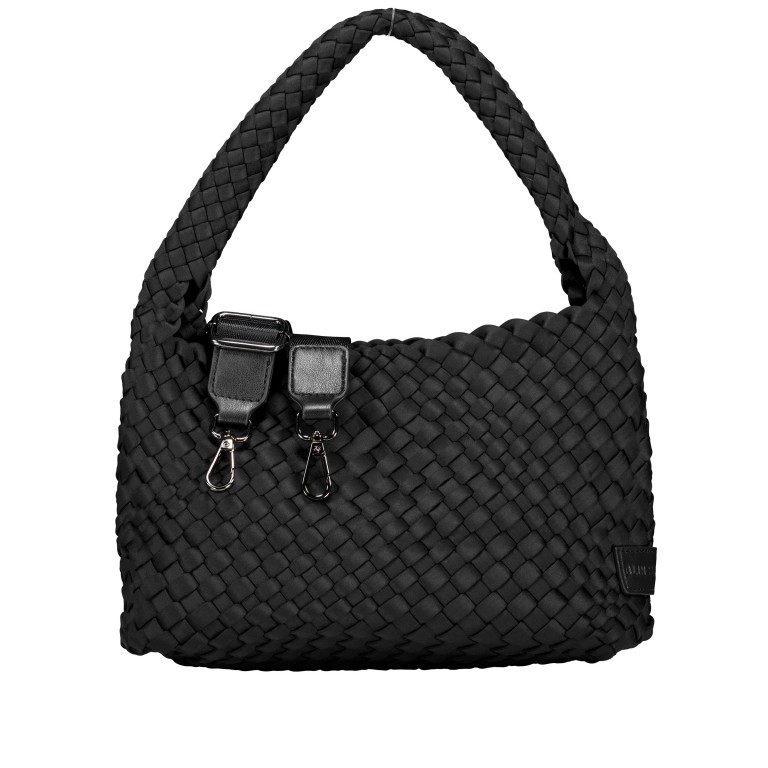 Umhängetasche Ines mit herausnehmbarem Etui Schwarz, Farbe: schwarz, Marke: blingberlin, Abmessungen in cm: 24.5x17x9.5, Bild 2 von 9