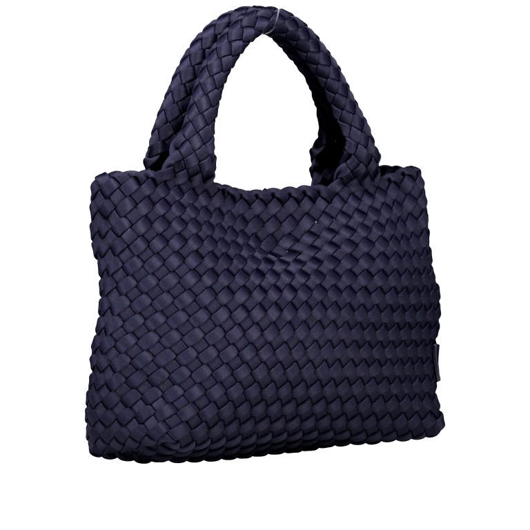 Handtasche Claire mit herausnehmbarem Etui Nachtblau, Farbe: blau/petrol, Marke: blingberlin, Abmessungen in cm: 23x18x8, Bild 3 von 10