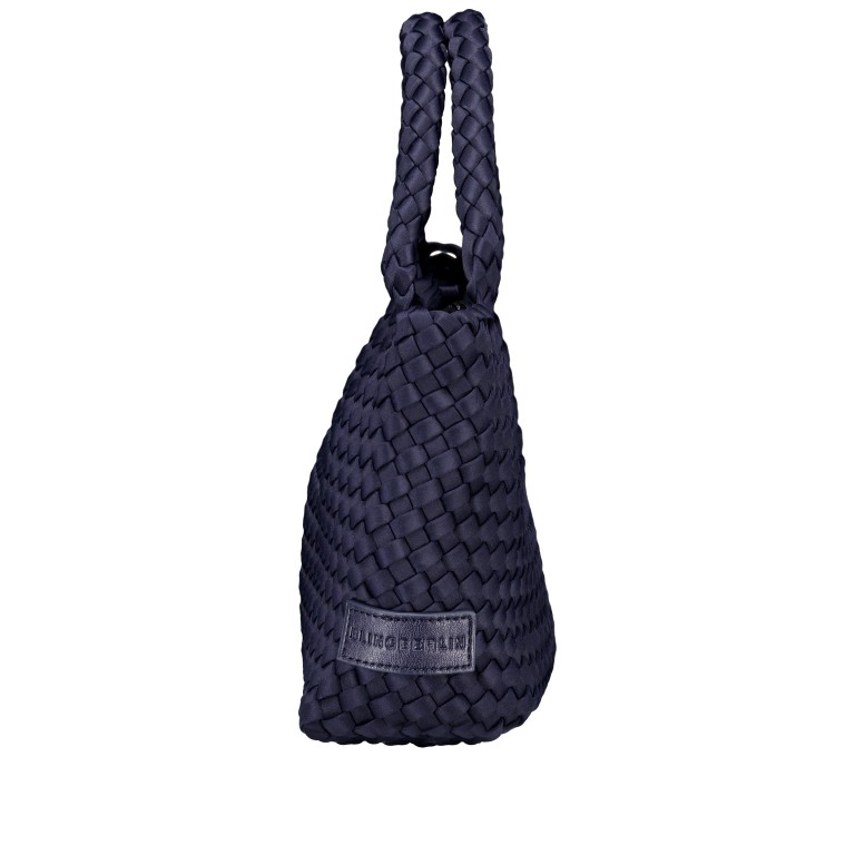 Handtasche Claire mit herausnehmbarem Etui Nachtblau, Farbe: blau/petrol, Marke: blingberlin, Abmessungen in cm: 23x18x8, Bild 6 von 10