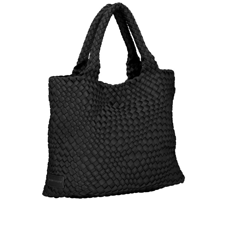 Handtasche Cleo mit herausnehmbarem Etui Schwarz, Farbe: schwarz, Marke: blingberlin, Abmessungen in cm: 30x28.5x15, Bild 5 von 10