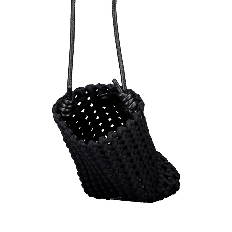 Umhängetasche / Handytasche Linna Schwarz, Farbe: schwarz, Marke: blingberlin, Abmessungen in cm: 15x20.5x2, Bild 5 von 7