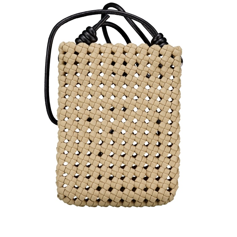 Umhängetasche / Handytasche Linna Sand, Farbe: beige, Marke: blingberlin, Abmessungen in cm: 15x20.5x2, Bild 3 von 7