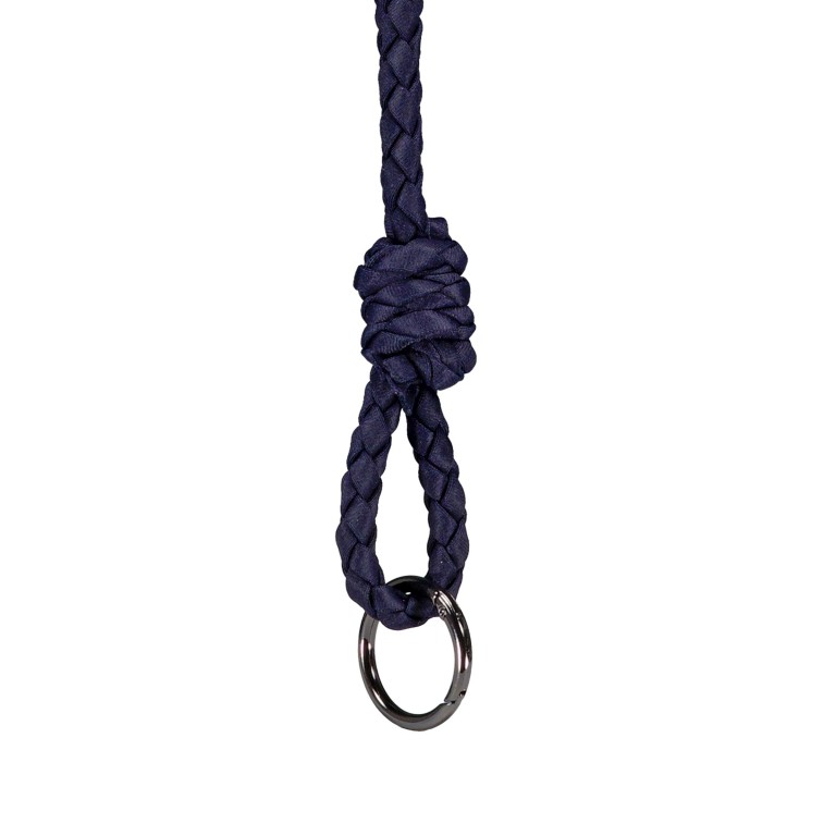 Schlüsselanhänger Keychain 25 Nachtblau, Farbe: blau/petrol, Marke: blingberlin, Abmessungen in cm: 3x25x3, Bild 3 von 6