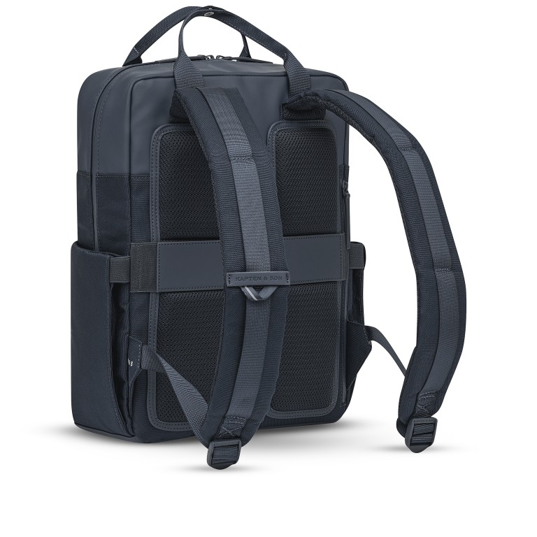 Rucksack Bergen Pro mit Laptopfach 15 Zoll Navy Blue, Farbe: blau/petrol, Marke: Kapten & Son, EAN: 4251145261306, Abmessungen in cm: 28x39x11.5, Bild 4 von 11