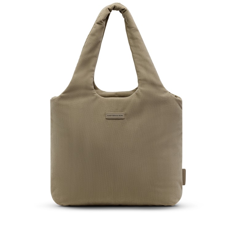 Beuteltasche Skara Cloud Dusty Khaki, Farbe: taupe/khaki, Marke: Kapten & Son, EAN: 4251145263928, Abmessungen in cm: 40x46x15, Bild 1 von 5