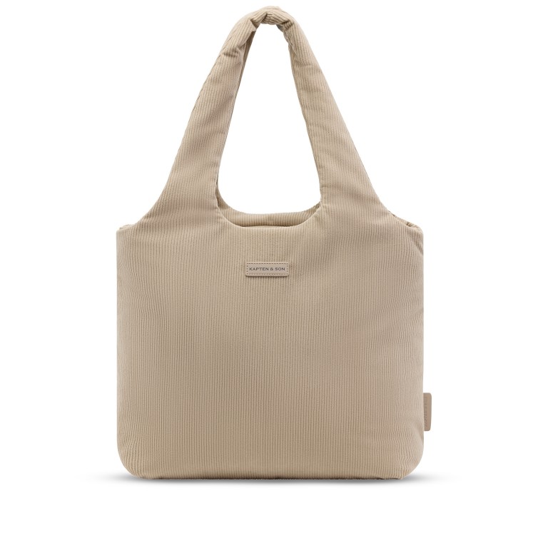 Beuteltasche Skara Cloud Dusty Sand, Farbe: beige, Marke: Kapten & Son, EAN: 4251145263942, Abmessungen in cm: 40x46x15, Bild 1 von 5