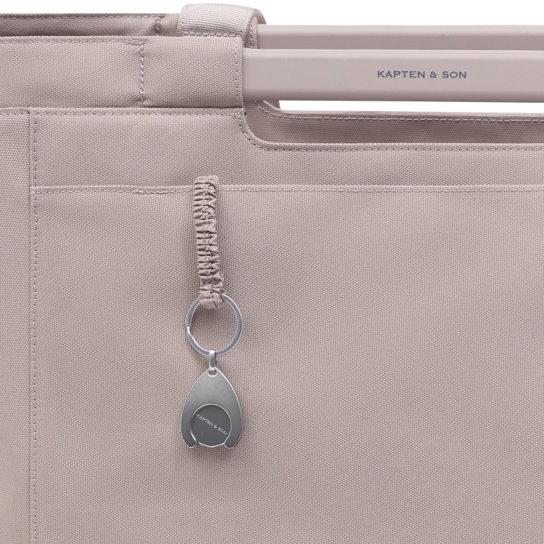 Einkaufstasche Vaasa Muted Rose, Farbe: rot/weinrot, Marke: Kapten & Son, EAN: 4251145264413, Abmessungen in cm: 48x30.5x28, Bild 6 von 7