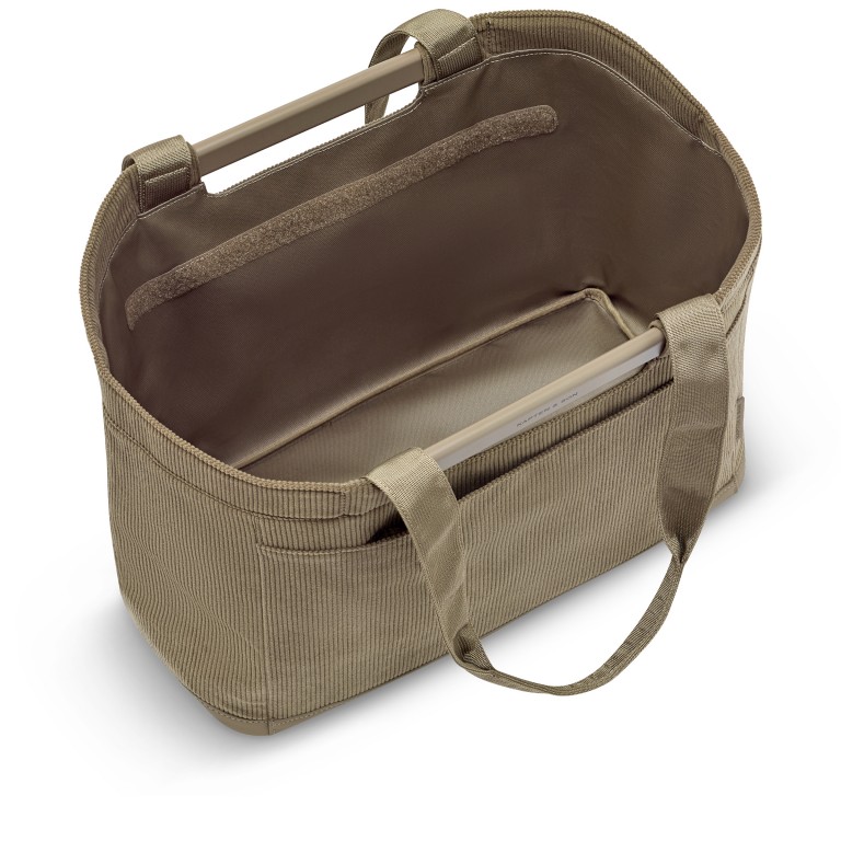 Einkaufstasche Vaasa Cord Dusty Khaki, Farbe: taupe/khaki, Marke: Kapten & Son, EAN: 4251145264437, Abmessungen in cm: 48x30.5x28, Bild 5 von 8