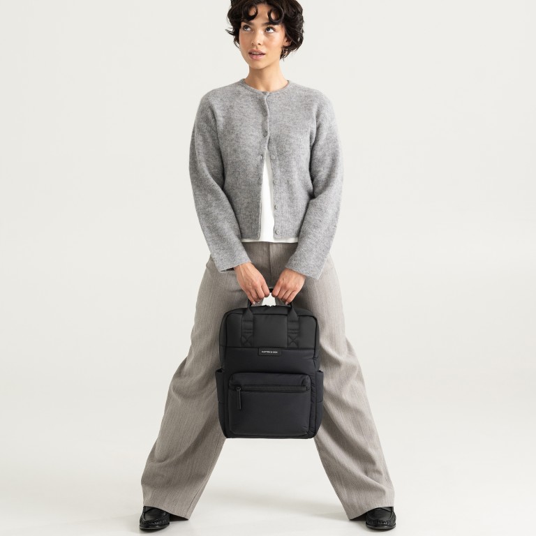 Rucksack Bergen Cloud mit Laptopfach 14 Zoll All Black, Farbe: schwarz, Marke: Kapten & Son, EAN: 4251145264222, Abmessungen in cm: 28x39x11.5, Bild 5 von 8