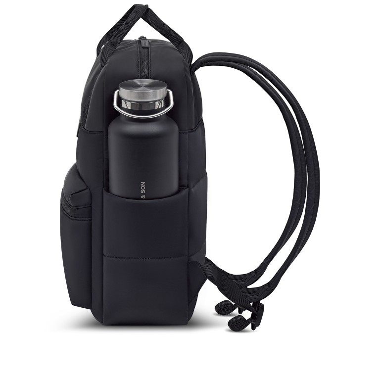 Rucksack Bergen Cloud mit Laptopfach 14 Zoll All Black, Farbe: schwarz, Marke: Kapten & Son, EAN: 4251145264222, Abmessungen in cm: 28x39x11.5, Bild 8 von 8