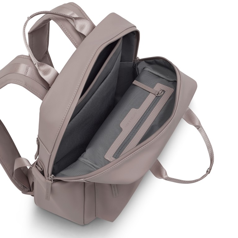 Rucksack Bergen Pro Full PU mit Laptopfach 15.6 Zoll Muted Rose, Farbe: rot/weinrot, Marke: Kapten & Son, EAN: 4251145264697, Abmessungen in cm: 28x39x11.5, Bild 6 von 9