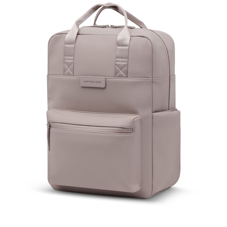 Rucksack Bergen Pro Full PU mit Laptopfach 15.6 Zoll Muted Rose, Farbe: rot/weinrot, Marke: Kapten & Son, EAN: 4251145264697, Abmessungen in cm: 28x39x11.5, Bild 2 von 9