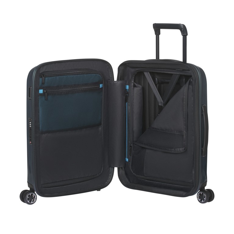 Koffer Nexis Spinner 55 expandable Deep Petrol, Farbe: blau/petrol, Marke: Samsonite, EAN: 5400520379610, Abmessungen in cm: 40x55x20, Bild 9 von 17