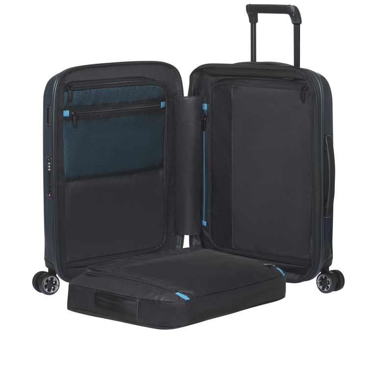 Koffer Nexis Spinner 55 expandable Deep Petrol, Farbe: blau/petrol, Marke: Samsonite, EAN: 5400520379610, Abmessungen in cm: 40x55x20, Bild 10 von 17