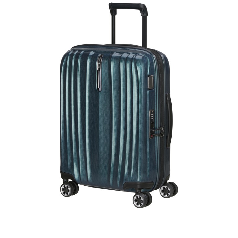 Koffer Nexis Spinner 55 expandable Deep Petrol, Farbe: blau/petrol, Marke: Samsonite, EAN: 5400520379610, Abmessungen in cm: 40x55x20, Bild 2 von 17